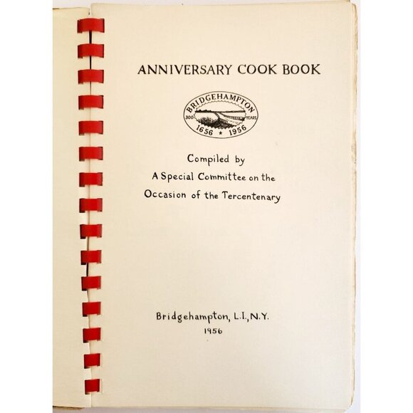 1956 Bridgehampton Anniversary Cookbook Long Island New York Illustrated E31 - Picture 3 of 8